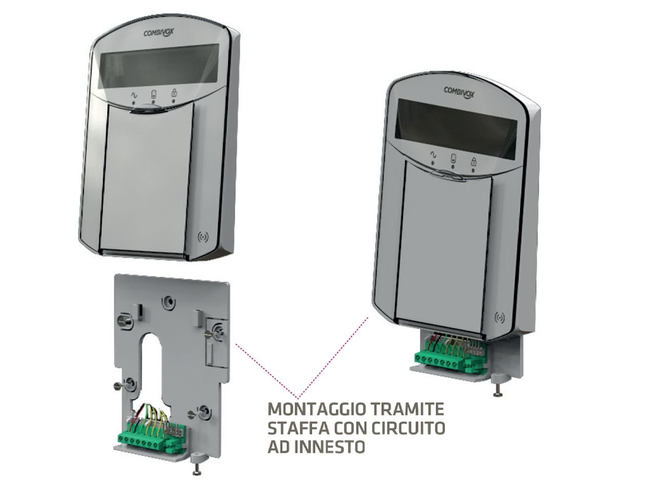 UNICA PRO tastiera LCD compatibile con tutte le centrali Combivox-3